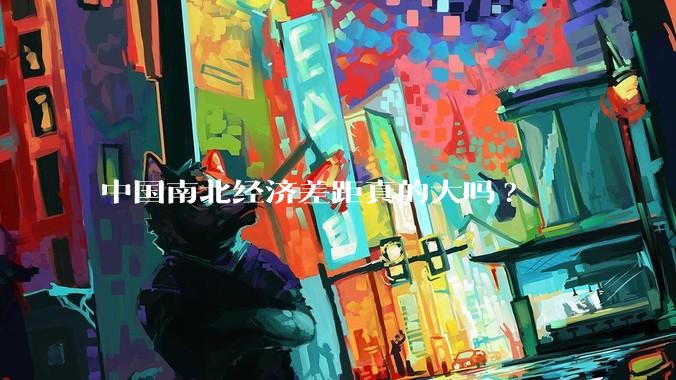 中国南北经济差距真的大吗?